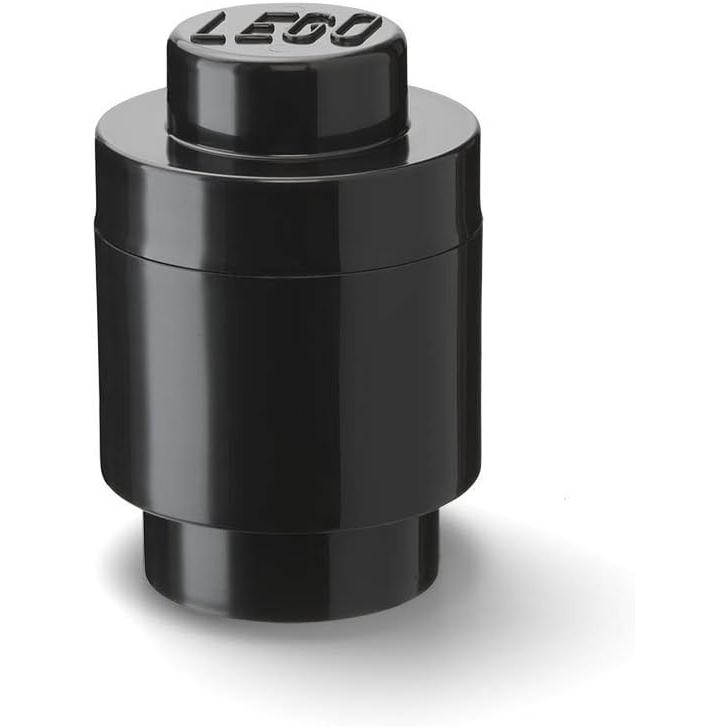 image:imageRoom Copenhagen LEGO Round Brick 1  Stackable Storage Solution  Bright BlueBlack