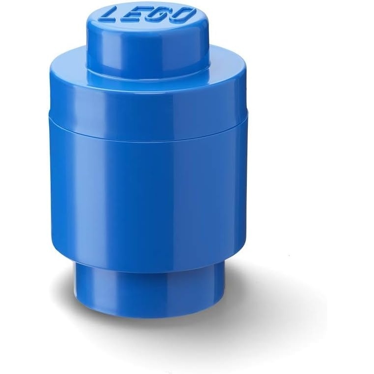 image:imageRoom Copenhagen LEGO Round Brick 1 Stackable Storage Solution Bright BlueBlue