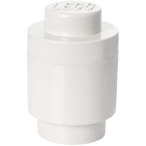 image:imageRoom Copenhagen LEGO Round Brick 1 Stackable Storage Solution Bright BlueWhite