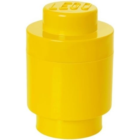 image:imageRoom Copenhagen LEGO Round Brick 1 Stackable Storage Solution Bright BlueYellow