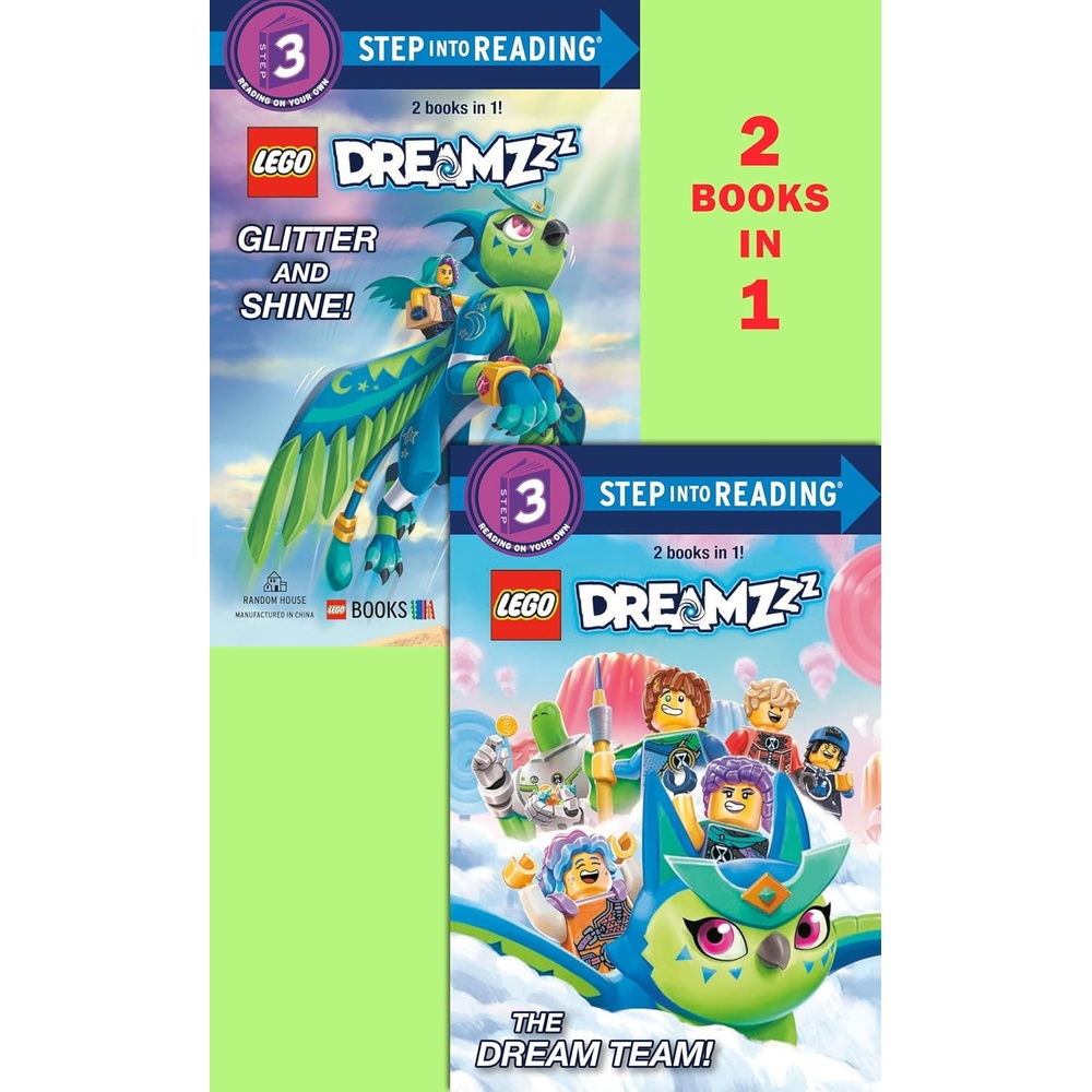 image:imageThe Dream TeamGlitter and Shine LEGO DREAMZzz Step into Reading