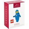 Hallmark Keepsake Christmas Ornament, Brick Suit Girl LEGO Minifigure, Gifts for LEGO Fans(Astronaut LEGO Minifigure)