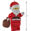 Hallmark Keepsake Christmas Ornament, Brick Suit Girl LEGO Minifigure, Gifts for LEGO Fans(Santa Claus LEGO Minifigure)