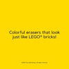 LEGO Brick Erasers (Multicolor)
