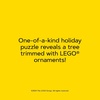 LEGO Christmas Tree Puzzle | Four Connecting 100-Piece Jigsaw Puzzles(Lego Christmas Tree)