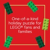 LEGO Christmas Tree Puzzle | Four Connecting 100-Piece Jigsaw Puzzles(Red)