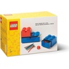 LEGO Desk Drawer Set Bright Blue & Bright Red Stackable Storage