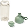 LEGO Hydration Water Bottle, 500ml Transparent Blue, Drinking Bottle for Toddlers, Dishwasher Safe, Reusable Sports Can(Sand Green)
