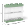 LEGO Minifigure Display Case 16 Black Space for 16 Minifigures | BPA-free large cabinet with 16 individual compartments and baseplates. Securely showcase your favorite LEGO characters(Batman Sleeve)