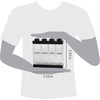 LEGO Minifigure Display Case 16 Black Space for 16 Minifigures | BPA-free large cabinet with 16 individual compartments and baseplates. Securely showcase your favorite LEGO characters(Black)