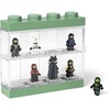 LEGO Minifigure Display Case 16 Black Space for 16 Minifigures | BPA-free large cabinet with 16 individual compartments and baseplates. Securely showcase your favorite LEGO characters(Batman Sleeve)