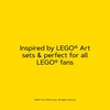 LEGO Minifigure Rainbow 1000-Piece Jigsaw Puzzle(Lego Materpiece Mona Lisa)