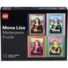 LEGO Minifigure Rainbow 1000-Piece Jigsaw Puzzle(Lego Materpiece Mona Lisa)