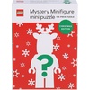 LEGO Mystery Minifigure Mini Puzzles (Christmas Edition Red) | 126-Piece Jigsaw Puzzle