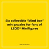 LEGO Mystery Minifigure Mini Puzzles (Christmas Edition Red) | 126-Piece Jigsaw Puzzle