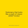LEGO Note Brick (Multicolor) | 224 Note Sheets