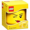 LEGO Small Winking Stackable Storage Head, Girl, 1 piece