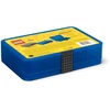 LEGO Sorting Box Toy Storage Organizer Transparent Blue | Sorting Storage Box Customizable Compartments Minifigure & Brick Storage Portable Organizer