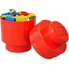 LEGO Storage Brick 1 Round 950 ml Storage Box with Lid Red | LEGO Round Storage Box Stackable Organizer Toy, Desk & Shelf Storage 950 ml Capacity Brick Size 1 Round(Green)