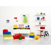 LEGO Storage Brick 4 – studs Cool Yellow – Stackable Plastic Storage Box with Lid for Kids and Adults Ideal Desk Organizer and Toy Box – 5.6L Capacity | LEGO Brick Storage Box Stackable Organizer Toy, Desk & Shelf Storage 5.6 L Capacity Brick Size 4(Cool Yellow)
