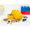 LEGO Storage Brick 6 8.47 L Storage Box with Lid Red | LEGO Brick Storage Box Stackable Organizer Toy, Desk & Shelf Storage 8.47 L Capacity Brick Size 6(Bright Yellow)