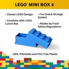LEGO Storage Brick Multi Pack (4 Piece), Bright Red/Bright Blue/Bright Yellow/White (40150601)(Blue)