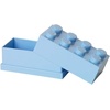 LEGO Storage Brick Multi Pack (4 Piece), Bright Red/Bright Blue/Bright Yellow/White (40150601)(Light Blue)