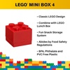 LEGO Storage Brick Multi Pack (4 Piece), Bright Red/Bright Blue/Bright Yellow/White (40150601)(Red)