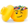 LEGO Storage Head, Large, Winking Boy 4pack | 8,5 l