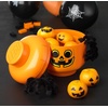 LEGO Storage Head (Mini) – Pumpkin – 4 x 4.5 Inches (10.2 x 11.5 cm) – Stackable Plastic Storage Box with Lid for Kids’ Toy Organizer and Room Decor