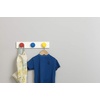 LEGO Wall Hanger Rack – Coat Rack with 3 Hooks for Hanging Coats, Backpacks, Hats | Perfect Kids Lego Room Decor | Assorted Colors – Red, Blue, Yellow(Red/Blue/Yellow)