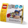 Lego® Brick Scooper Set with Two Sizes of Scoopers and Brick Separator for Fast and Easy Lego® Cleanup – Perfect for Lego® Enthusiasts, Red and Blue(Blue/Red)