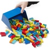 Lego® Brick Scooper Set with Two Sizes of Scoopers and Brick Separator for Fast and Easy Lego® Cleanup – Perfect for Lego® Enthusiasts, Red and Blue(Blue/Red)