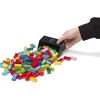Lego® Brick Scooper Set with Two Sizes of Scoopers and Brick Separator for Fast and Easy Lego® Cleanup – Perfect for Lego® Enthusiasts, Red and Blue(Gray/Black)