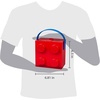 ROOM Copenhagen Lego Hand Carry Box 4 Handle Blue, Bright Red(Bright Red)