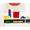 ROOM Copenhagen Lego Hand Carry Box 4 Handle Blue, Bright Red(Sand Green)