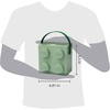 ROOM Copenhagen Lego Hand Carry Box 4 Handle Blue, Bright Red(Sand Green)