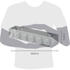 Room Copenhagen LEGO Book Rack Wall Shelf 18.9 in White | Wall-Mounted Book Rack 18.9 in Width Book & Magazine Storage Room Organization(Grey)