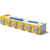 Room Copenhagen LEGO Book Rack Wall Shelf 18.9 in White | Wall-Mounted Book Rack 18.9 in Width Book & Magazine Storage Room Organization(Grey)