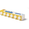 Room Copenhagen LEGO Book Rack Wall Shelf 18.9 in White | Wall-Mounted Book Rack 18.9 in Width Book & Magazine Storage Room Organization(White)