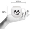 Room Copenhagen LEGO Ceramic Mug Small – Boy – 225 ml Cup for All Ages | Cool Cup Fun and Unique Ceramic Coffee Mug Tea Mug LEGO Design Dishwasher Safe Hot & Cold Drinks(White Skeleton)