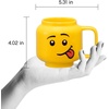 Room Copenhagen LEGO Ceramic Mug Small – Boy – 225 ml Cup for All Ages | Cool Cup Fun and Unique Ceramic Coffee Mug Tea Mug LEGO Design Dishwasher Safe Hot & Cold Drinks(Silly Boy)