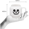 Room Copenhagen LEGO Ceramic Mug Small – Boy – 225 ml Cup for All Ages | Cool Cup Fun and Unique Ceramic Coffee Mug Tea Mug LEGO Design Dishwasher Safe Hot & Cold Drinks(Skeleton)