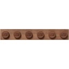 Room Copenhagen LEGO Home Dark Wooden Book Rack – Oak Shelf for Stylish Book Storage & Home Decor, Wall Shelves, Stylish and Functional Bookshelves 500x87x129 mm
