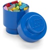 Room Copenhagen, LEGO Round Brick 1 – Stackable Storage Solution – Bright Blue(Blue)