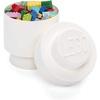 Room Copenhagen, LEGO Round Brick 1 – Stackable Storage Solution – Bright Blue(White)