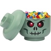Room Copenhagen, LEGO Storage Heads Stackable Storage Container – Buildable Organizational Bins for Kid’s Toys and Accessories – 9.45 x 9.45 x 10.67in – Large, Pumpkin, Holds 500 Bricks | Holds about 500 bricks(Zombie)