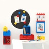 Room Copenhagen, LEGO Storage Heads Stackable Storage Container – Buildable Organizational Bins for Kid’s Toys and Accessories – 9.45 x 9.45 x 10.67in – Large, Pumpkin, Holds 500 Bricks | Holds about 500 bricks(Zombie)