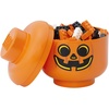 Room Copenhagen, LEGO Storage Heads Stackable Storage Container – Buildable Organizational Bins for Kid’s Toys and Accessories – 9.45 x 9.45 x 10.67in – Large, Pumpkin, Holds 500 Bricks | Holds about 500 bricks(Pumpkin)