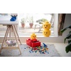 Room Copenhagen, LEGO Storage Heads Stackable Storage Container – Buildable Organizational Bins for Kid’s Toys and Accessories – 9.45 x 9.45 x 10.67in – Large, Pumpkin, Holds 500 Bricks | Holds about 500 bricks(Happy Boy)